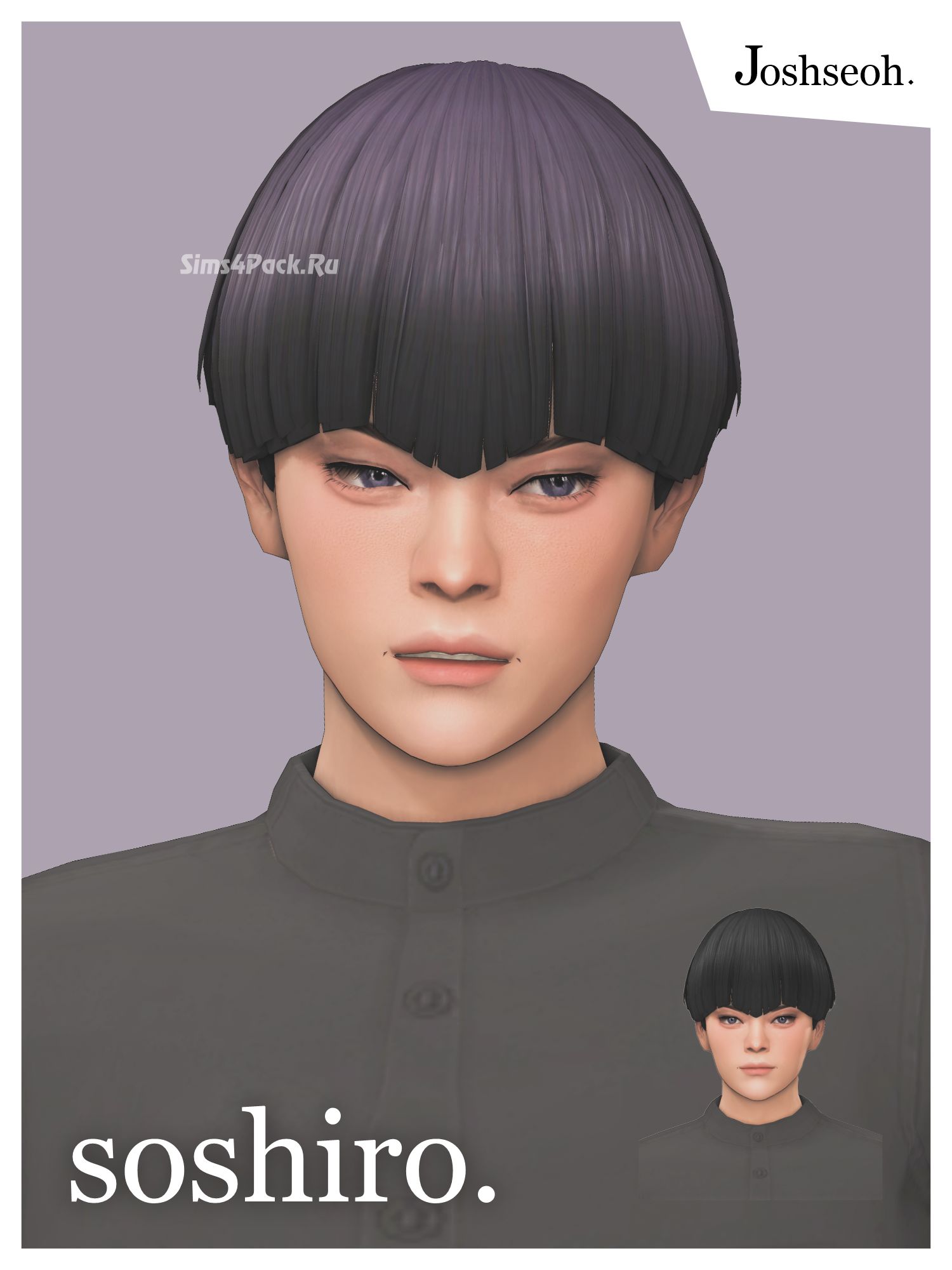 Мужская прическа "Soshiro Hair & Overlay"
