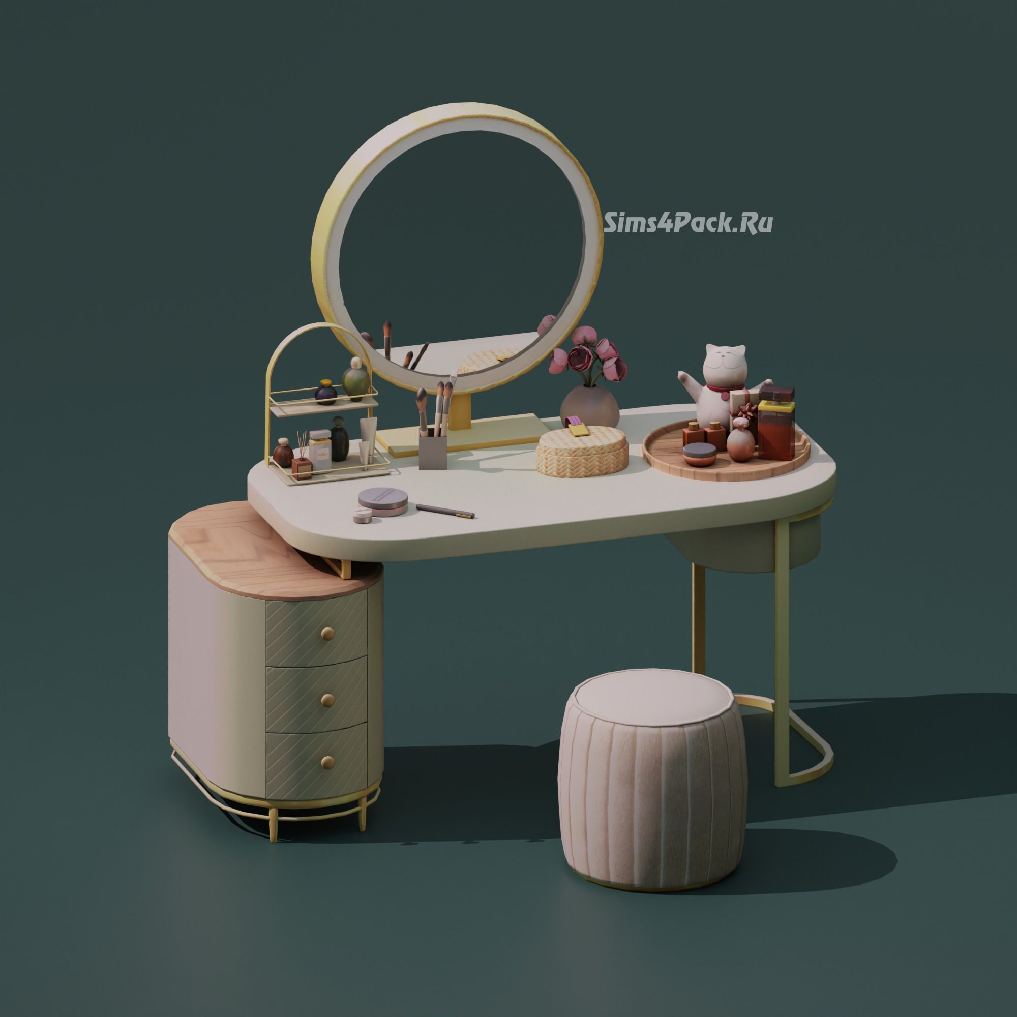 Туалетный уголок "The Luxe Vanity"