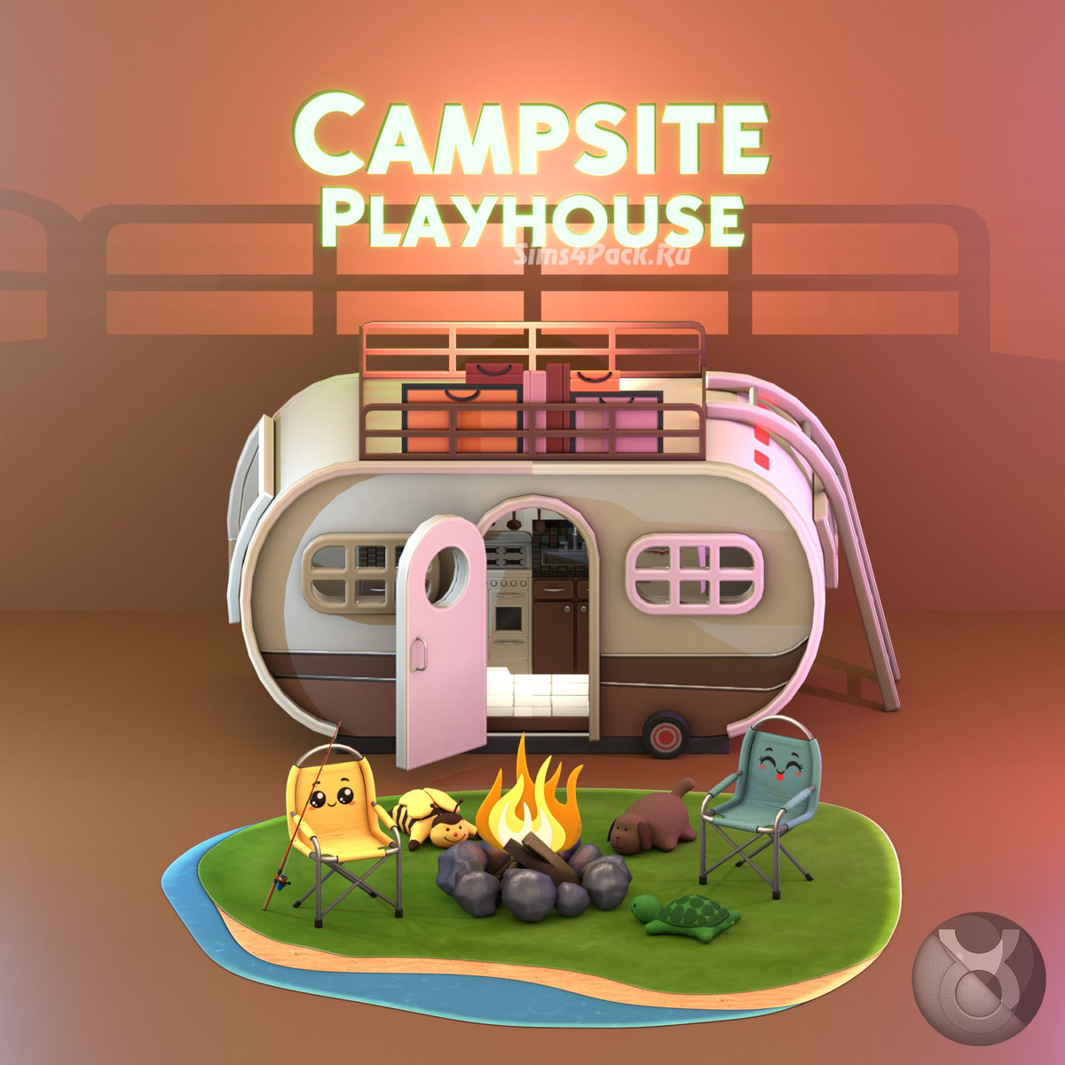 Игровая "Campsite Playhouse"