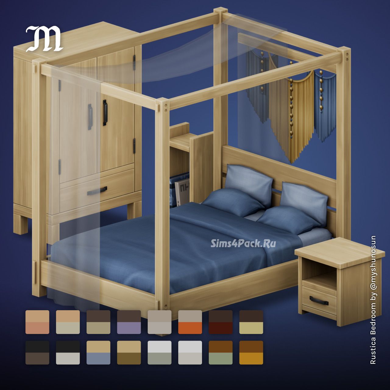 Спальня "Rustica Bedroom Stuff"