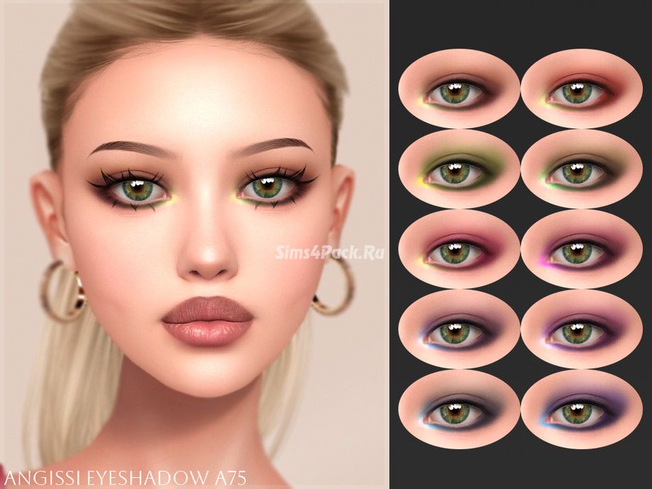 Косметика и линзы "Eyeshadow A75 & EYES A261"