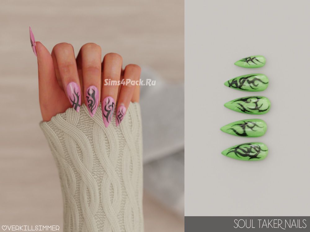 Маникюр "Soul taker nails"