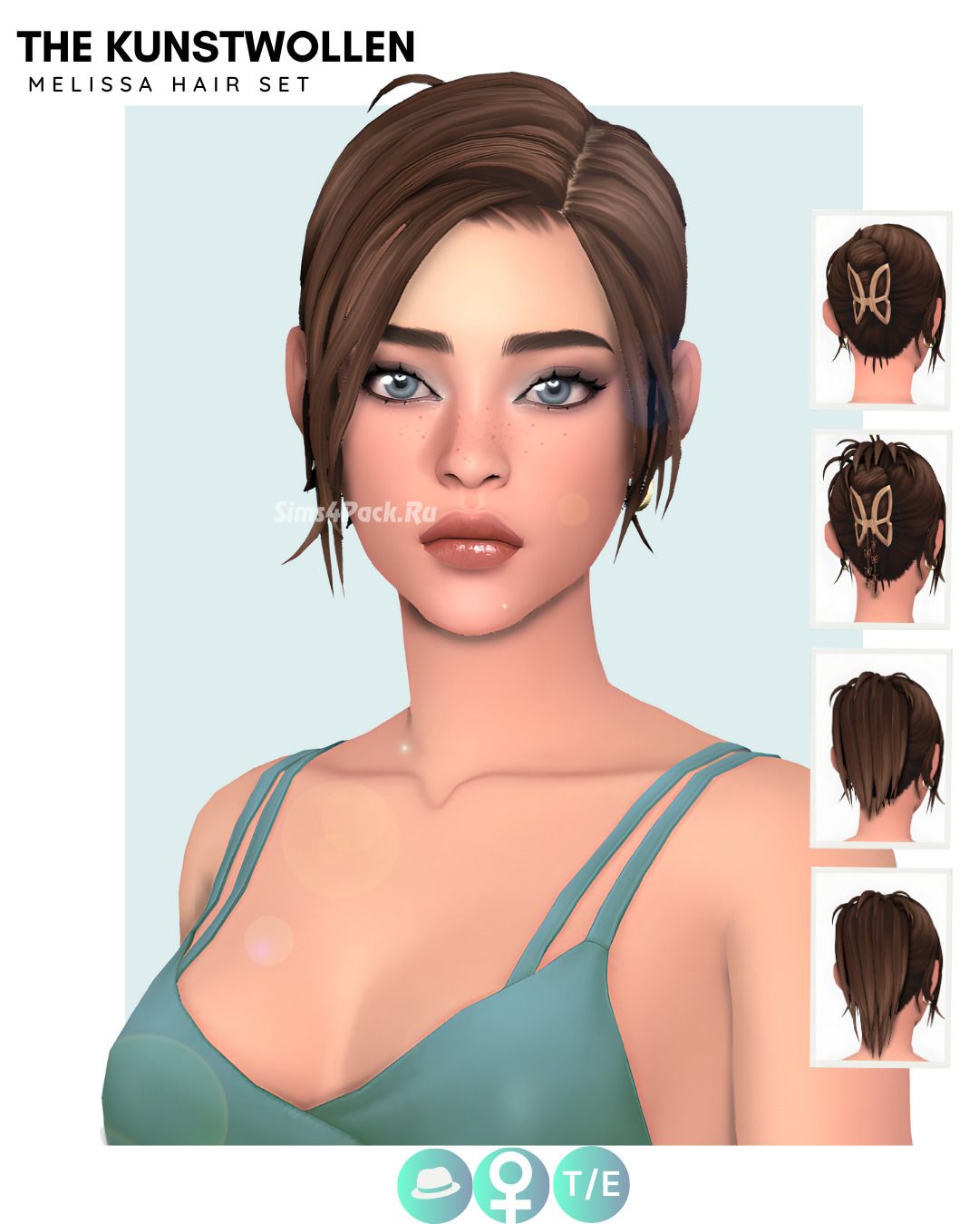 Женская прическа "Melissa hair set"