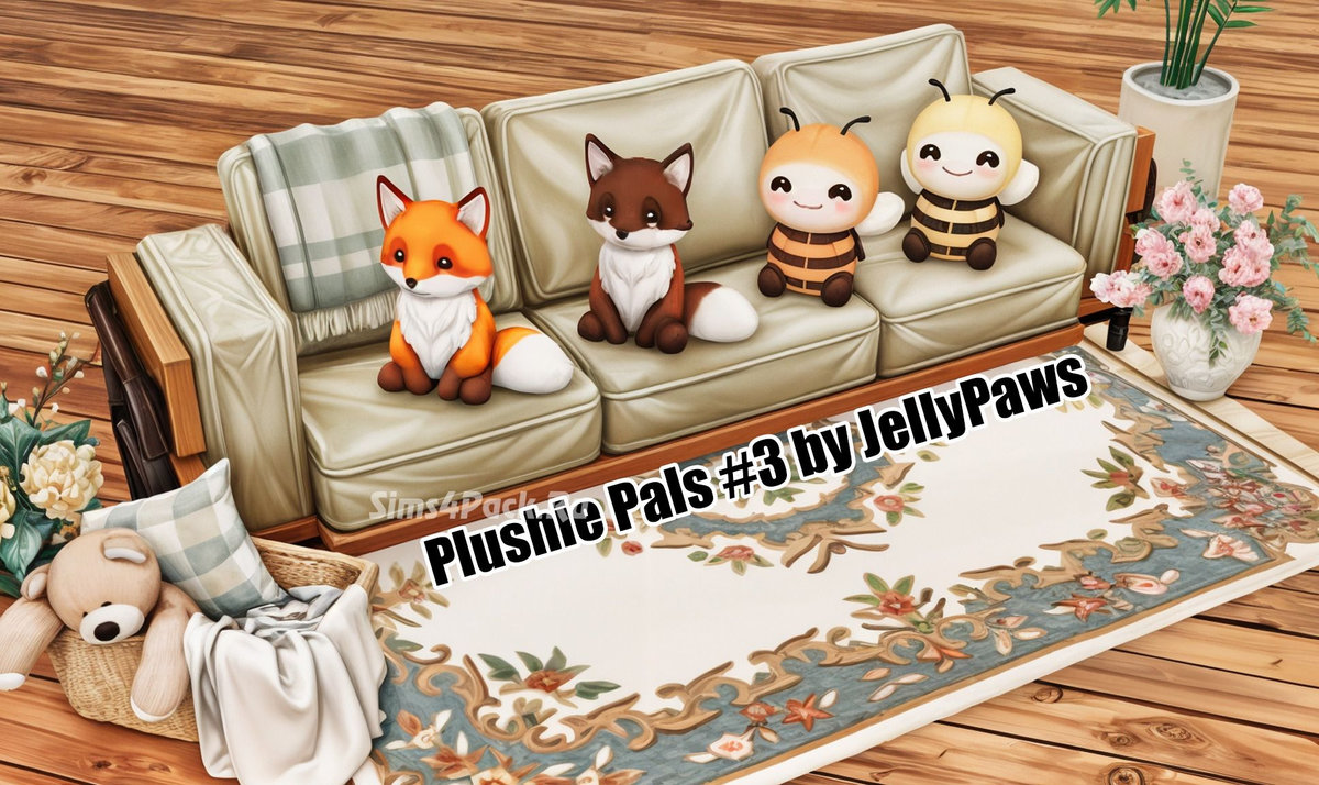 Набор мягких игрушек "Plushie Pals 3 Pack"