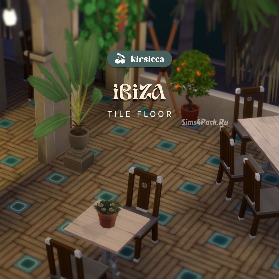 Напольное покрытие "ibiza tile floor"
