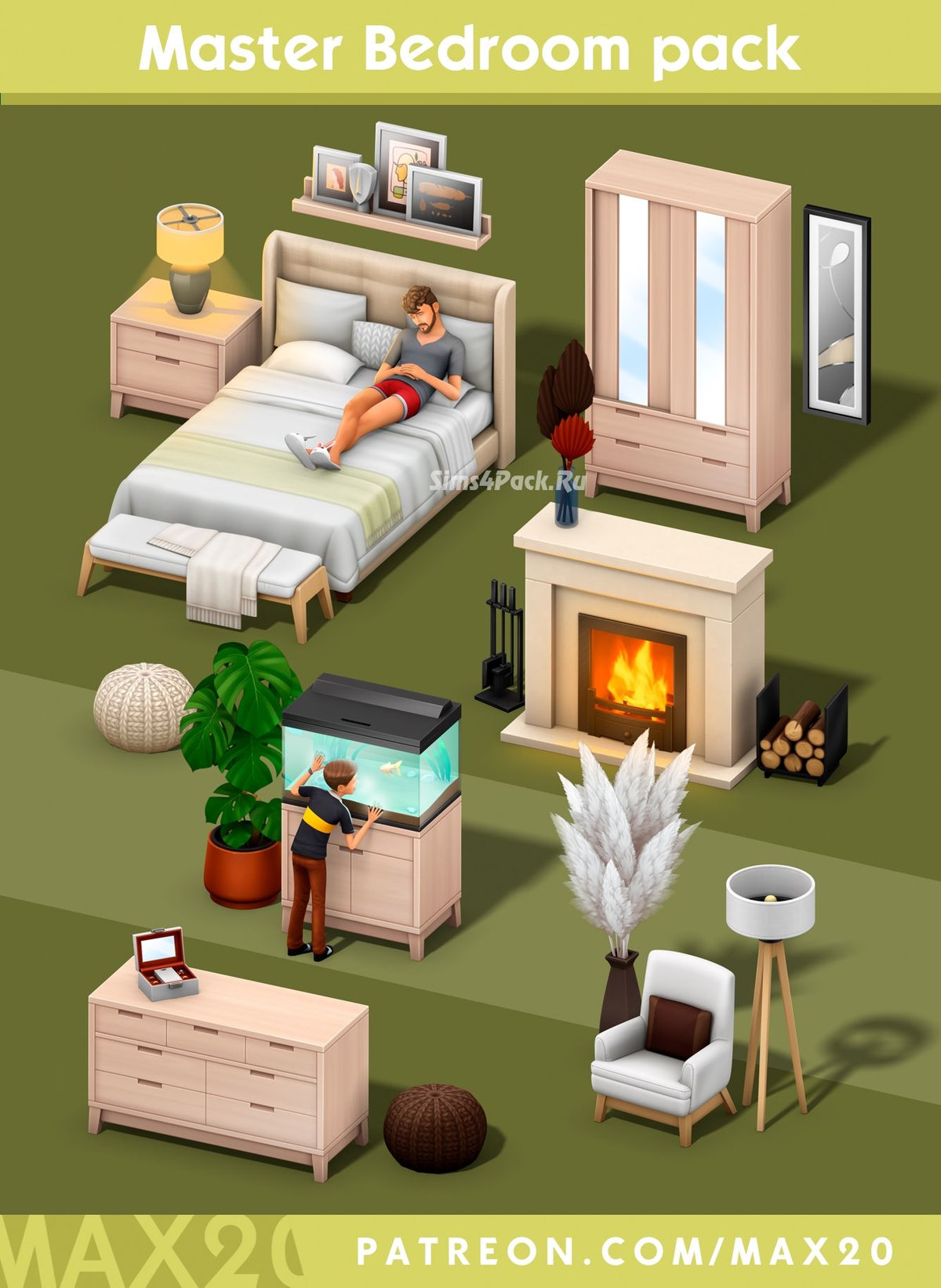 Спальня "Master bedroom pack"