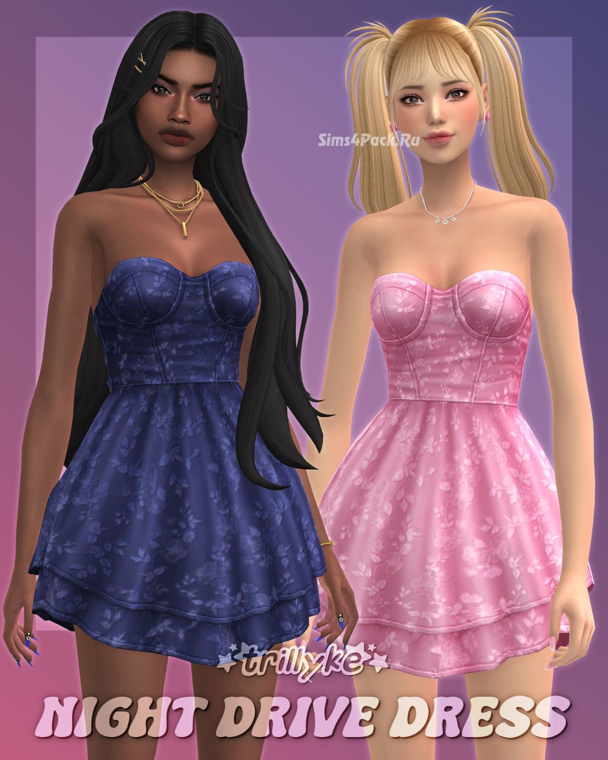 Платье для симочек "Night Drive Dress"