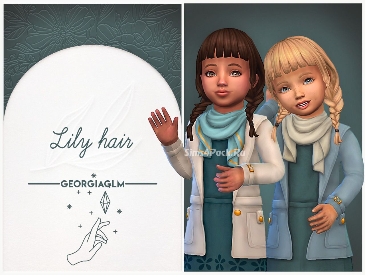 Прическа для тоддлеров "Lily hair"