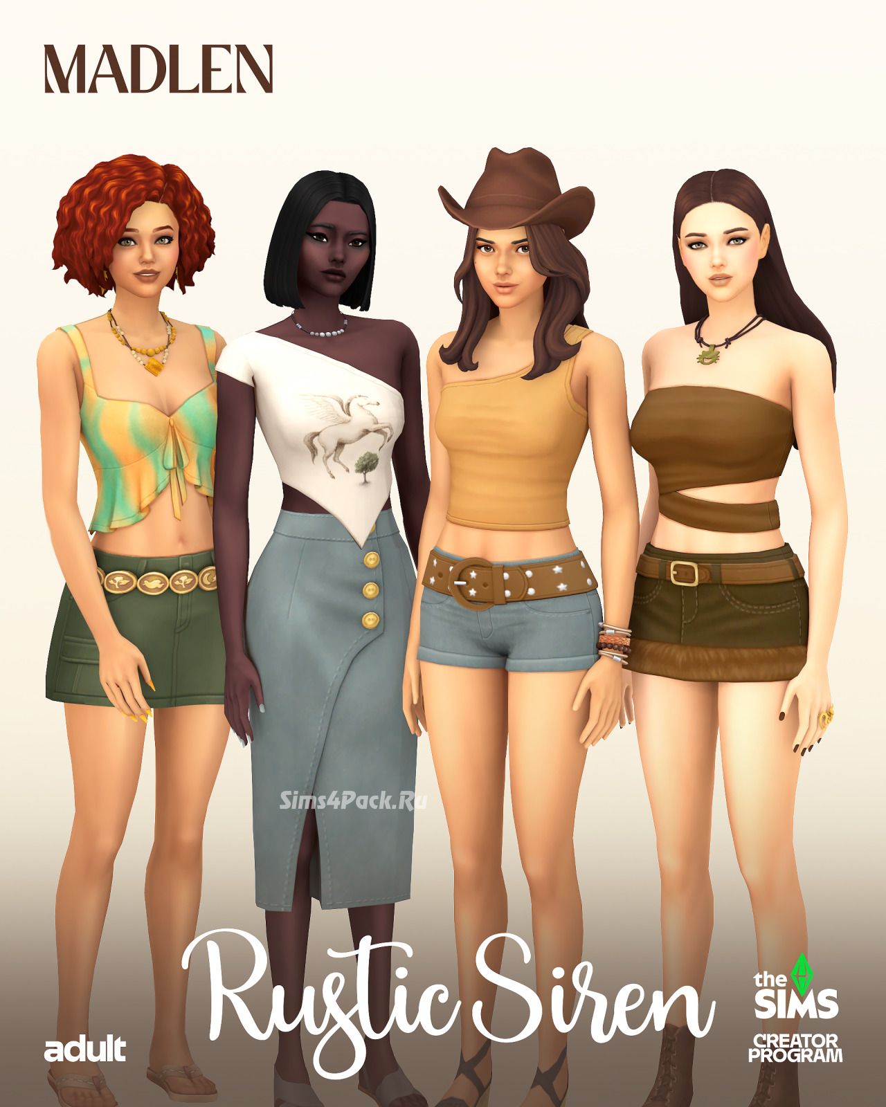 Сет для деревенских девчонок "RusticSiren"