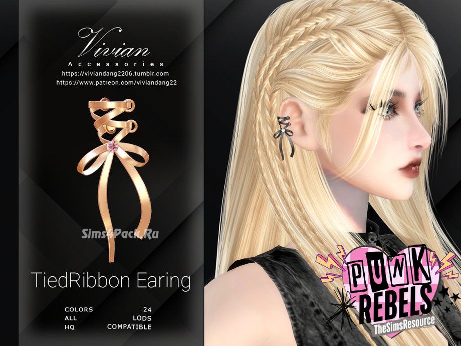 Каффы "TiedRibbon - Earing"