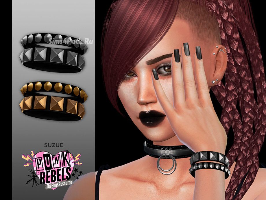 Браслеты "Punk Rebels - Rebel Bracelet & Spike Bracelet"