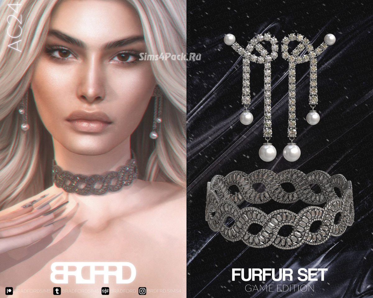 Комплект украшений "FURFUR SET"