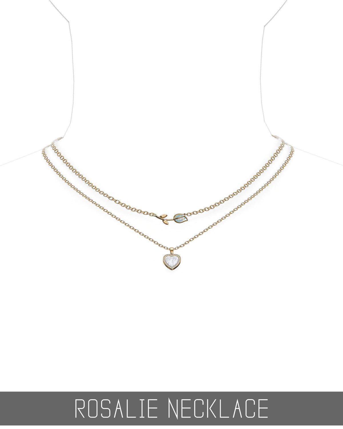 Комплект украшений "ROSALIE NECKLACE"