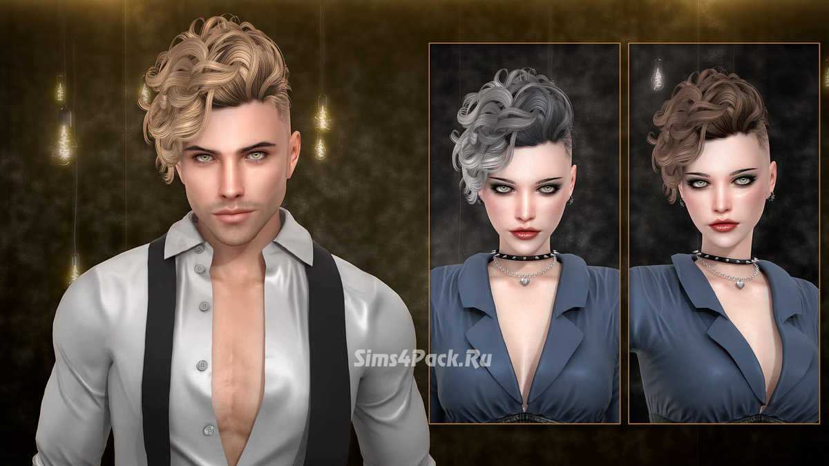 Прическа "BlackBullet Hairstyle (Unisex)"