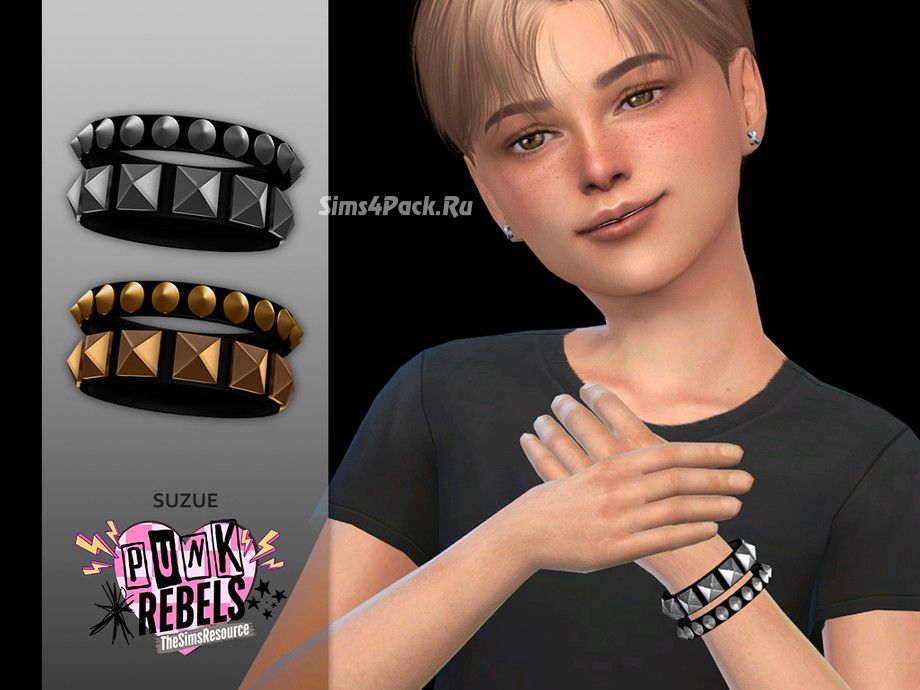 Комплект браслетов для детей "Punk Rebels - Rebel Bracelet Child"