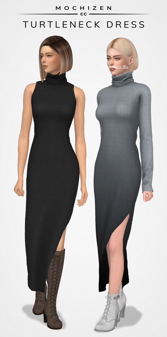 Платья для симочек "TURTLENECK DRESS"
