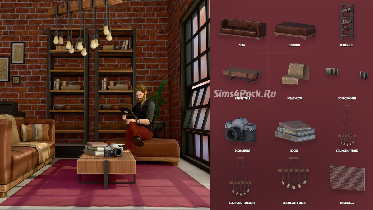 Гостиная "Cyrano Bachelor Bedroom"