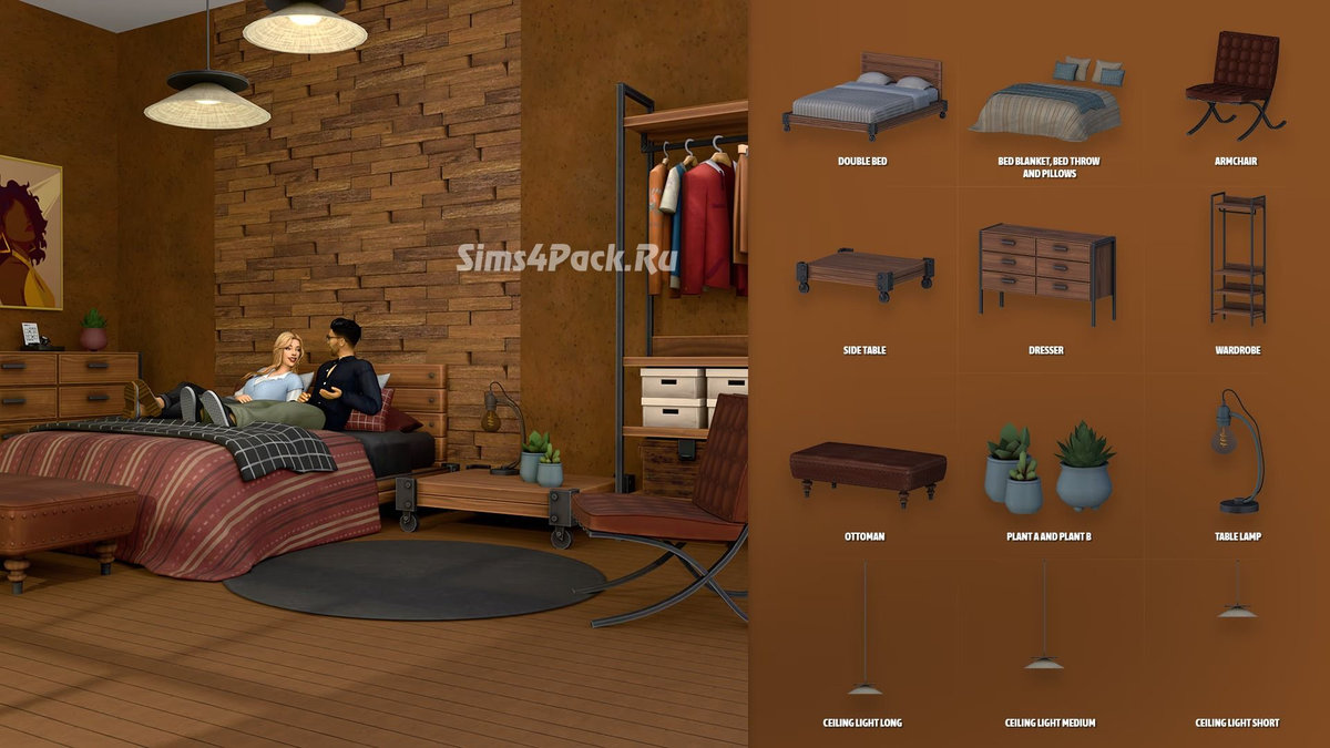 Спальня "Cyrano Bachelor Bedroom"