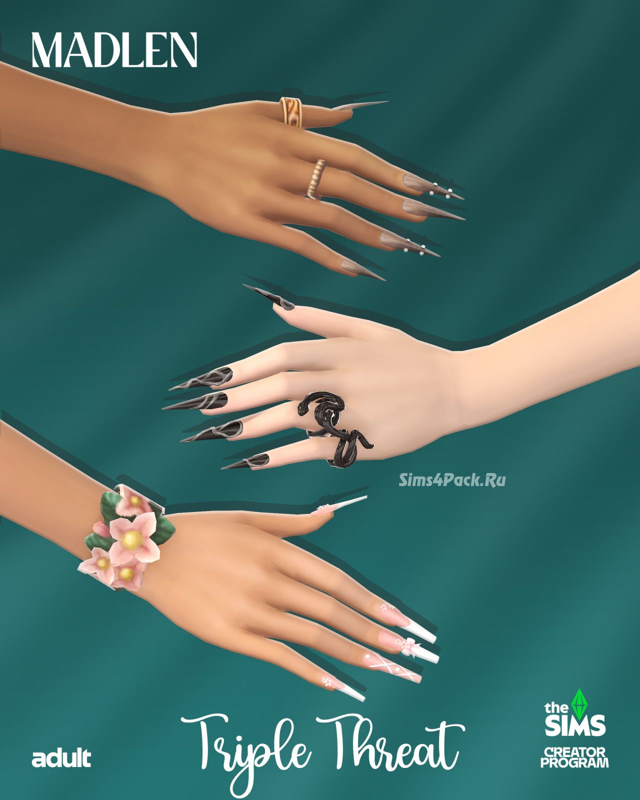 Сет для маникюра "Triple Threat (Mini Set)"