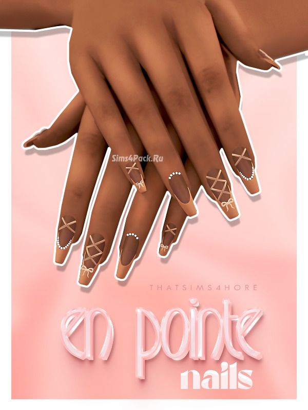 Маникюр "en pointe nails"