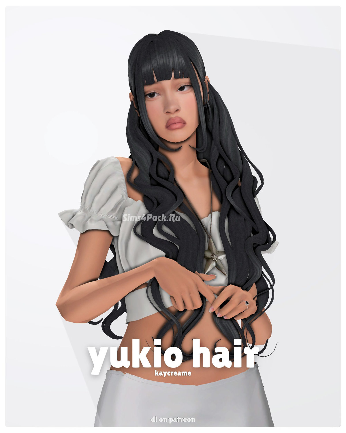 Женская прическа "yukio hair"