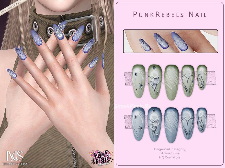 Маникюр "PunkRebels Nail"