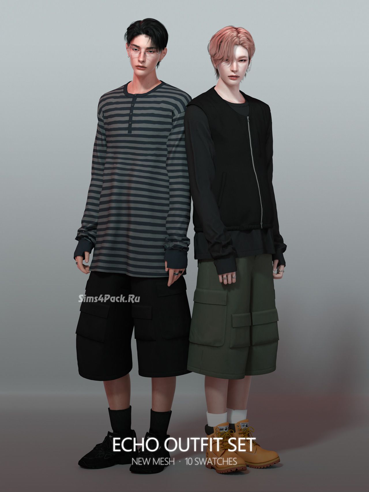 Комплект одежды для симов "Echo Outfit Set"