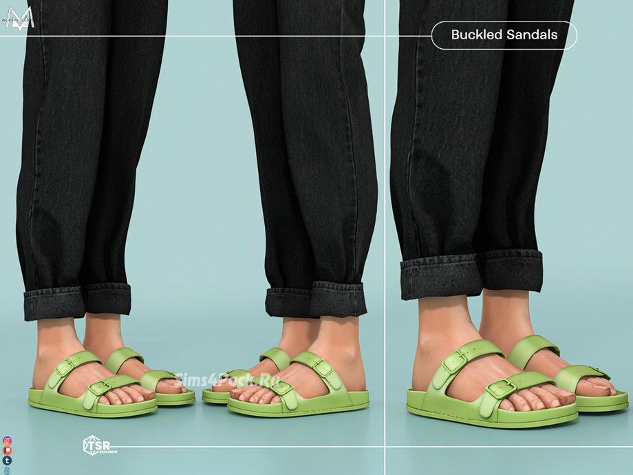 Сандалии для мужчин, женщин и детей "Buckled Sandals"