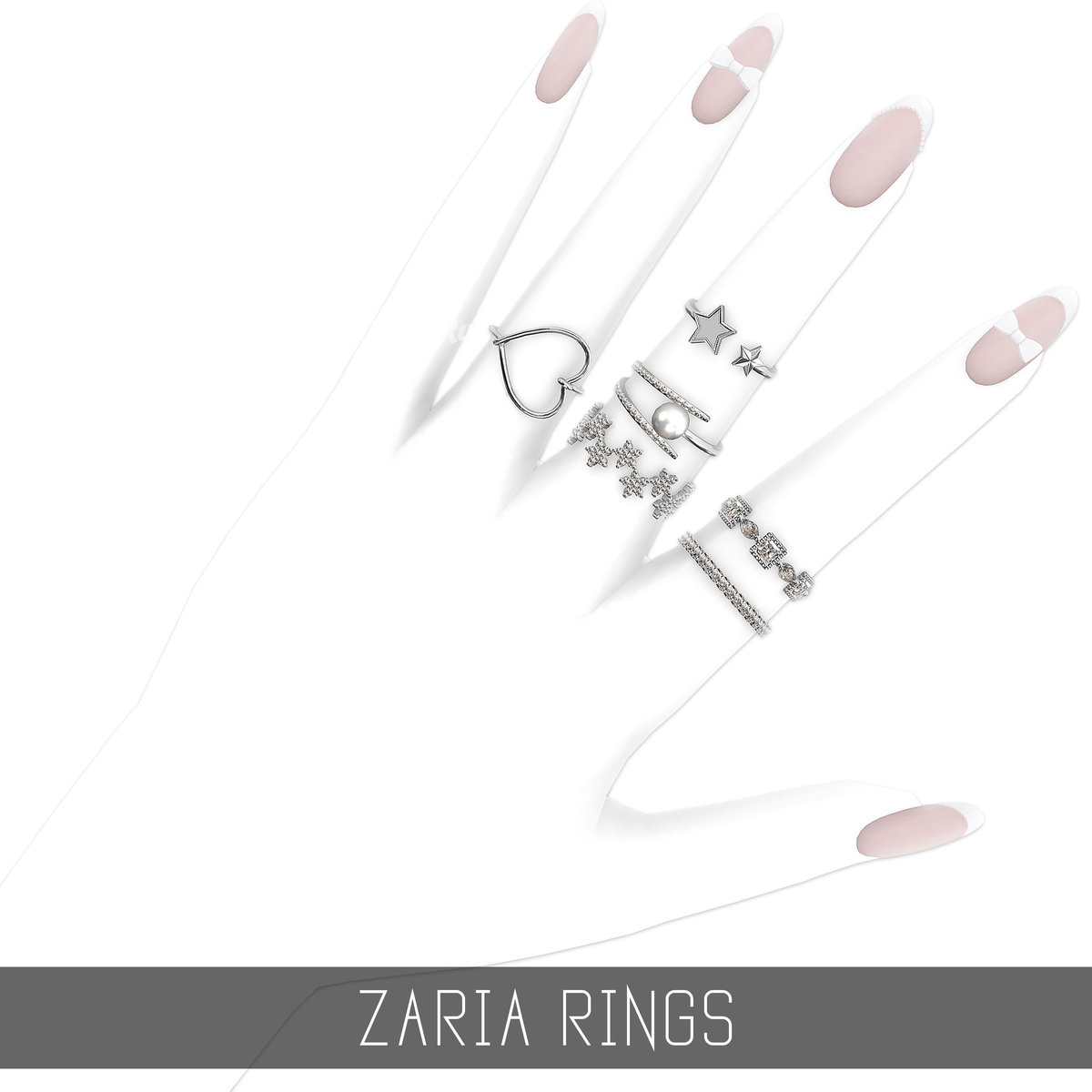 Комплект колец "ZARIA RINGS"