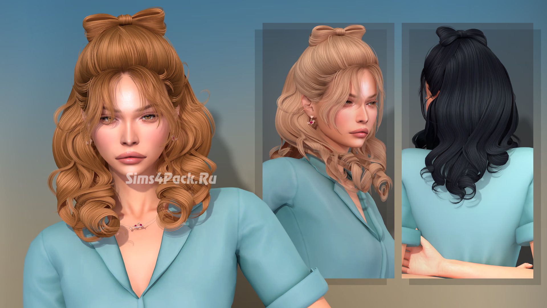 Женская прическа "Ajisai Hairstyle"