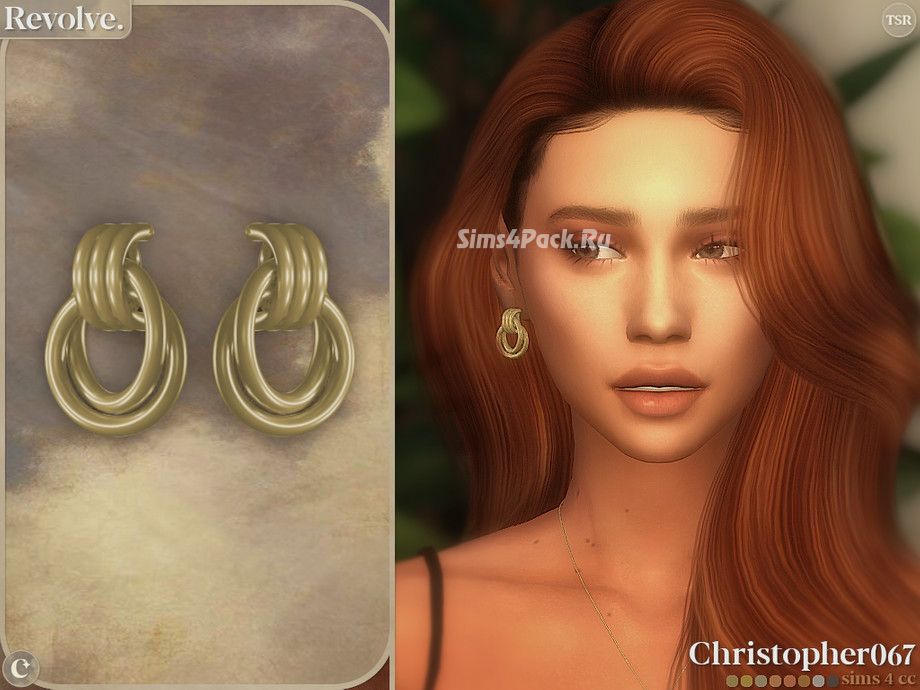Серьги для симочек "Revolve Earrings"