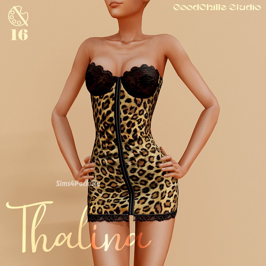 Платье для симочек "Thalina Corset-style Strapless"