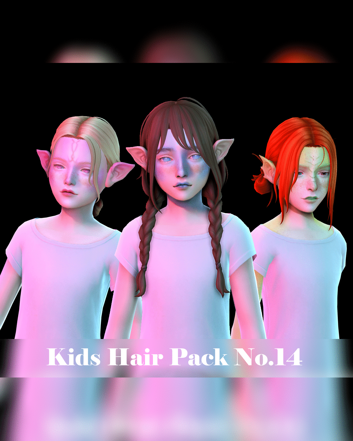 Прически для девочек "Kids Hair Pack No.14"