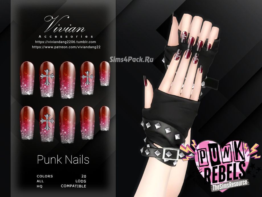 Маникюр "Punk Female Nails"