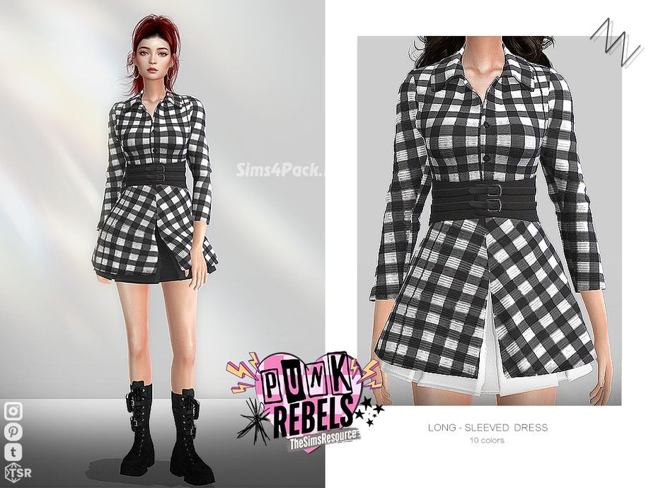 Платье для симочки "LONG-SLEEVED DRESS"