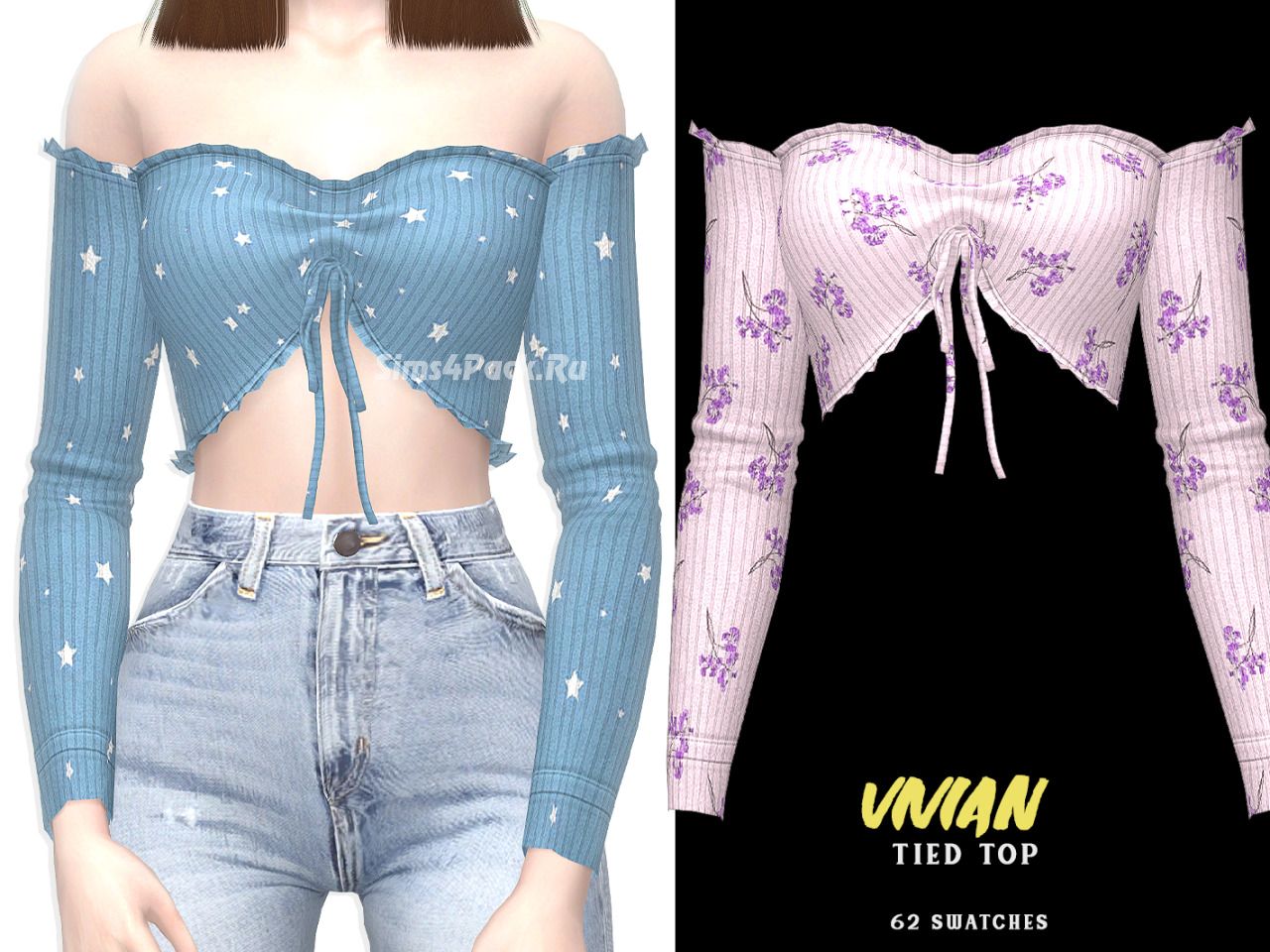 Топ "Vivian Tied Top"