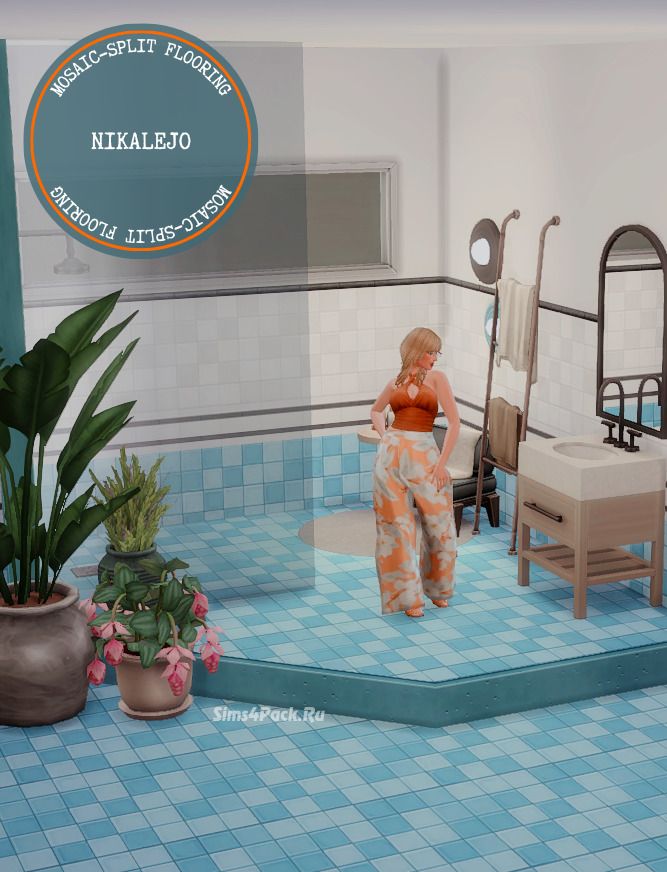 Плитка для стен и пола "The Mosaic-Split Floor Tile"