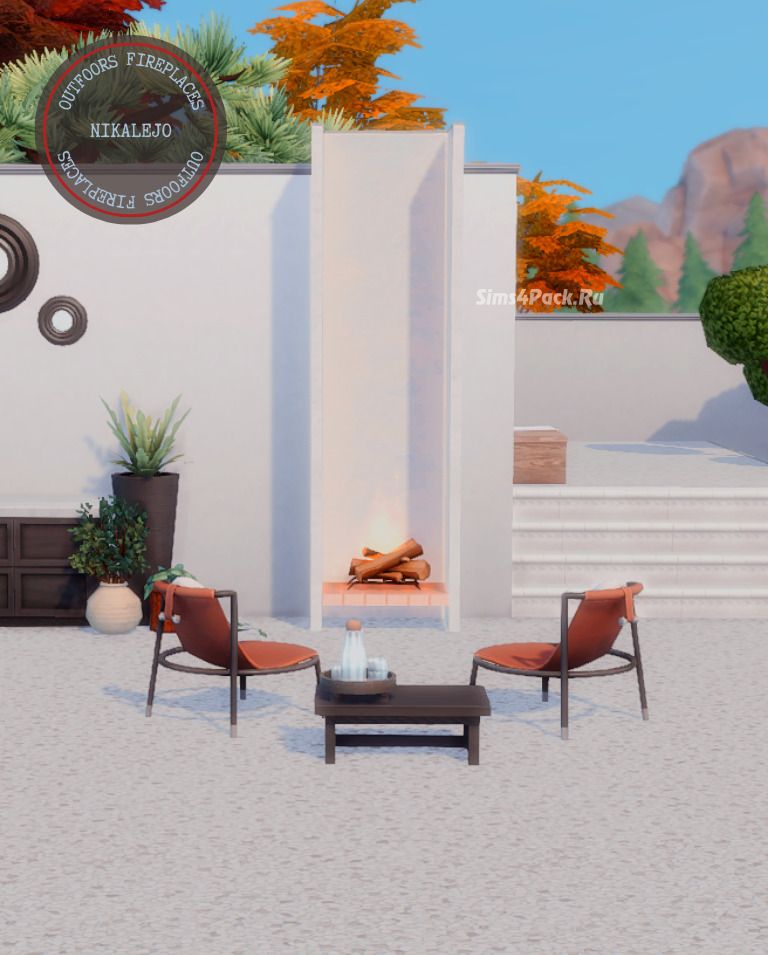 Уличный камин "The Outdoors Fireplaces"