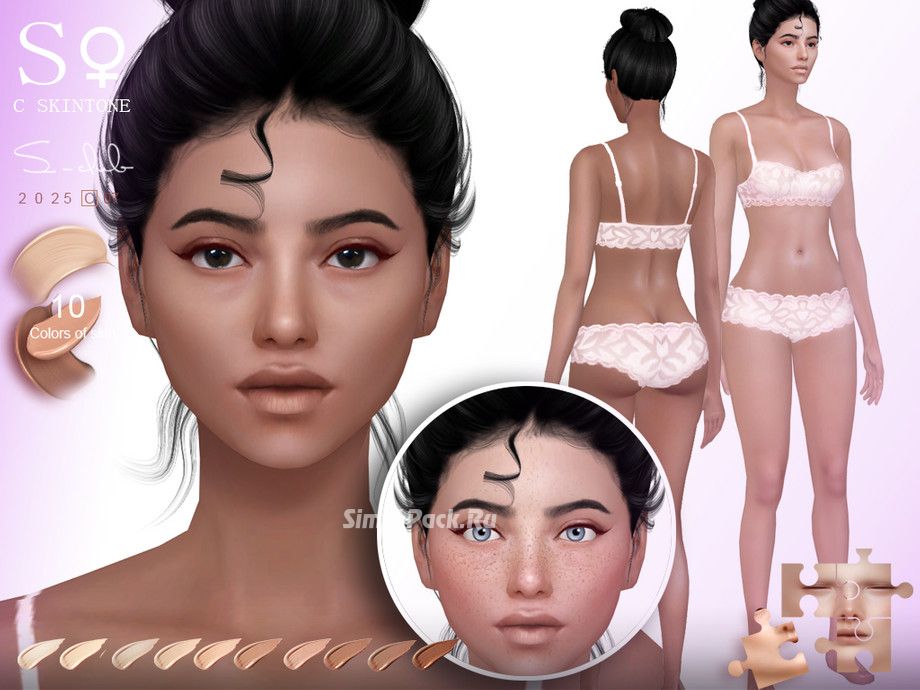 Женский скинтон "0725_female skintones"