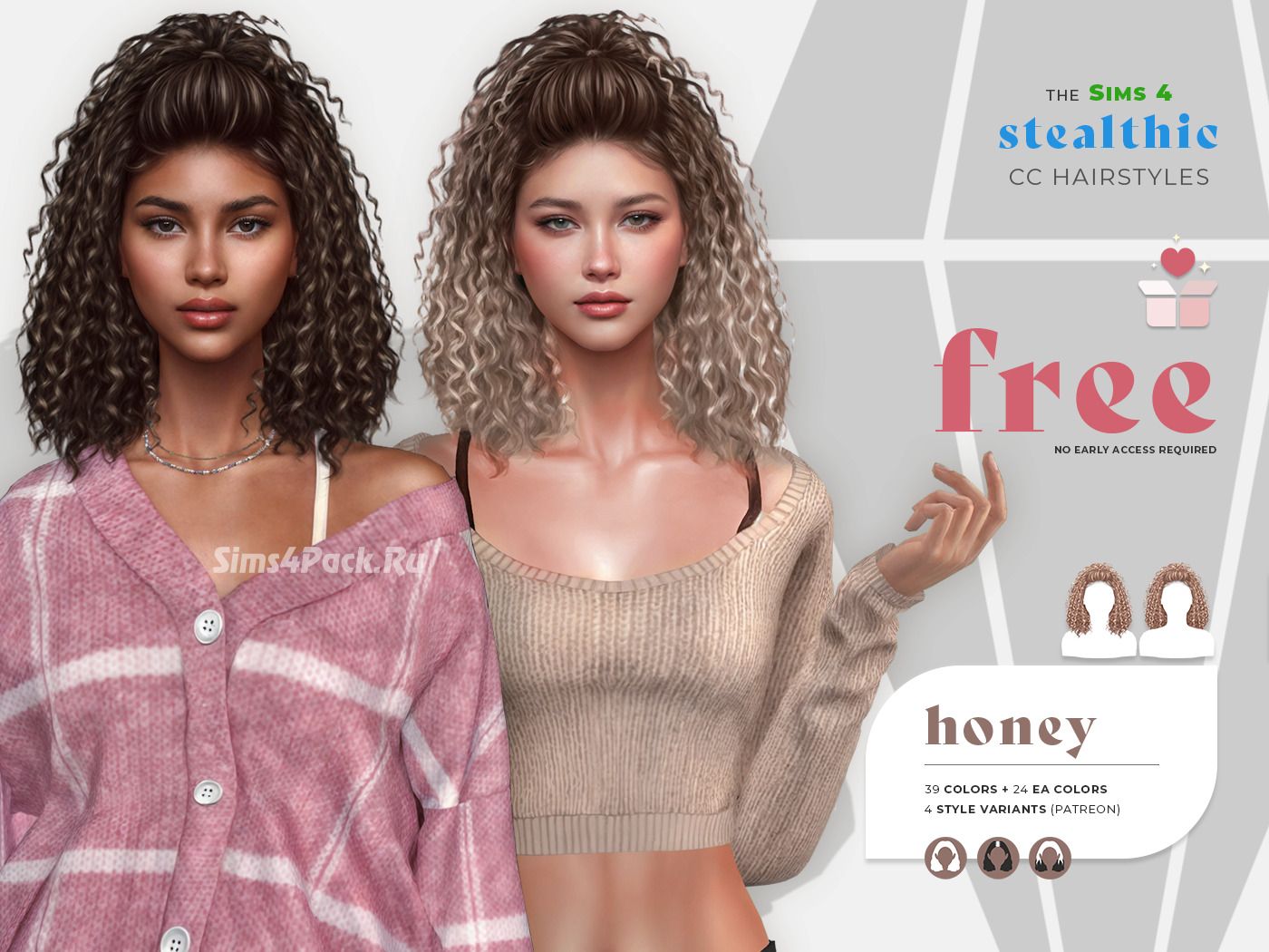 Женская прическа "Honey Hair"