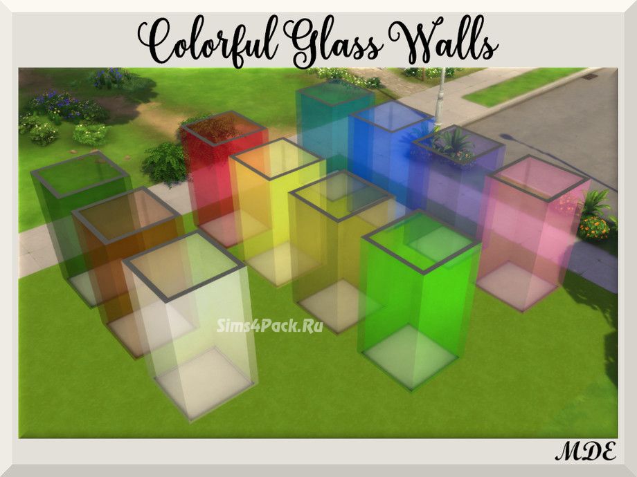 Стеклянные стены "Colorful Glass Walls"
