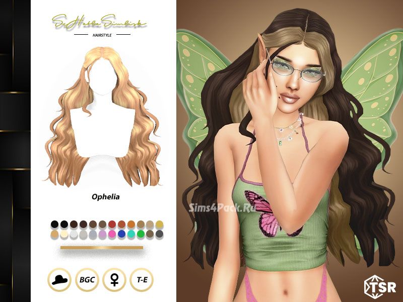 Женская прическа "Ophelia Hairstyle"