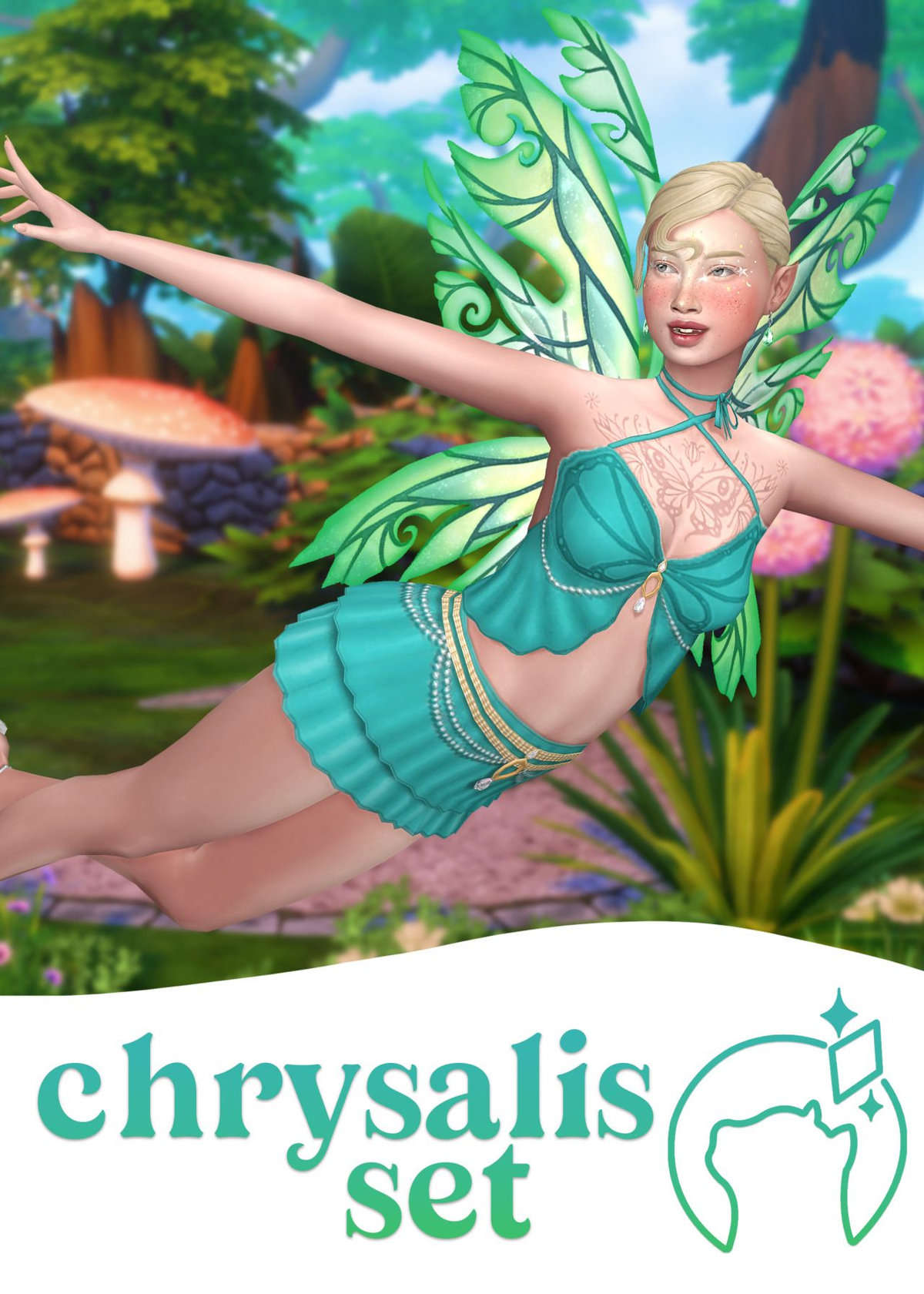 Наряд для феи "chrysalis set"
