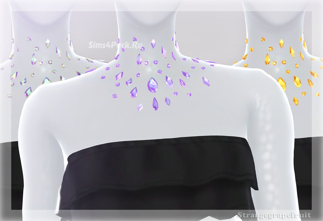 Кристаллы для шеи "EP19 necklace edit & override"