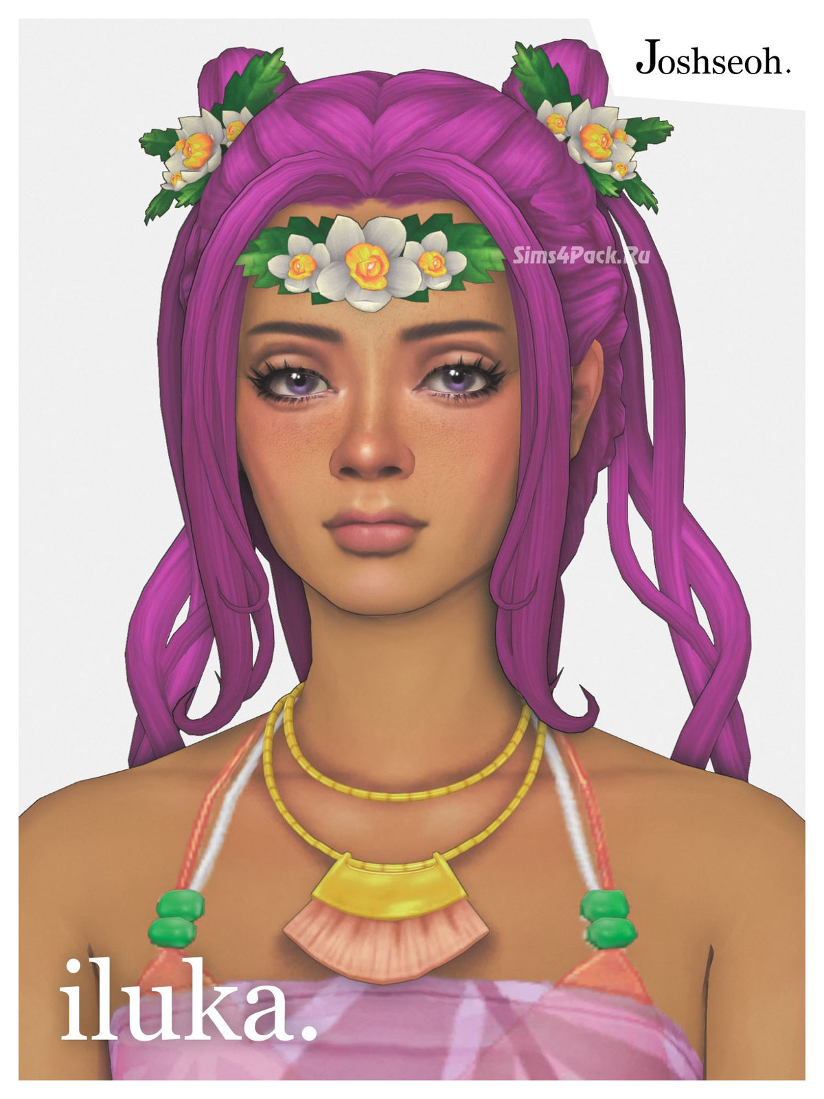 Женская прическа "Iluka Hair & Flower Acc"