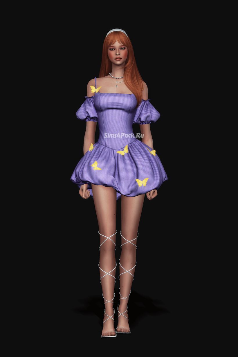Платье для симочек "Butterfly Bubble Dress"