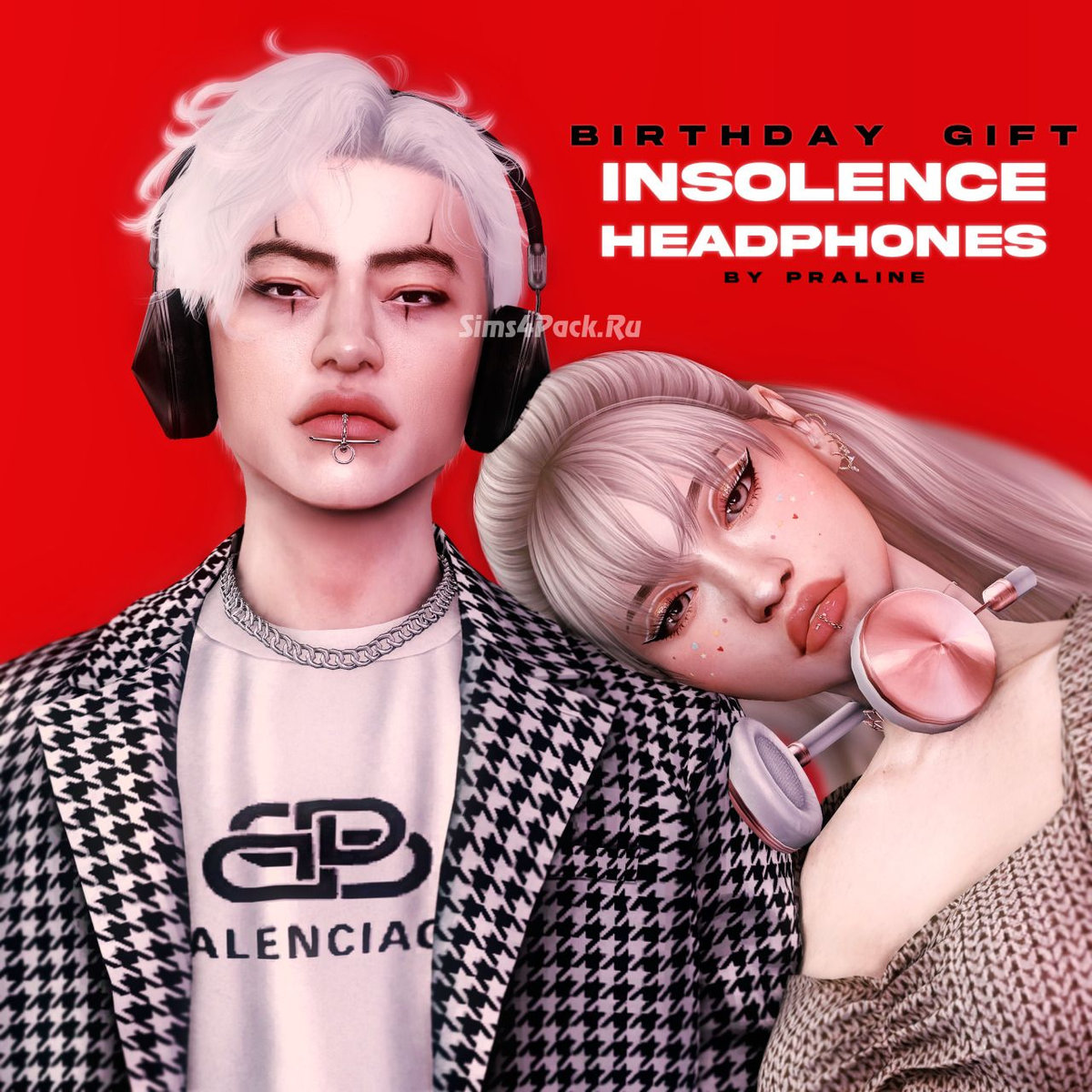 Наушники для симов и сиочек "Insolence Headphones"