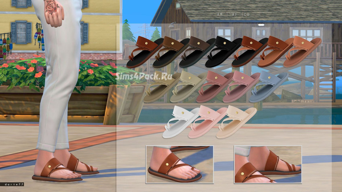Сандалии для мужчин, женщин и детей "Leather Sandals"