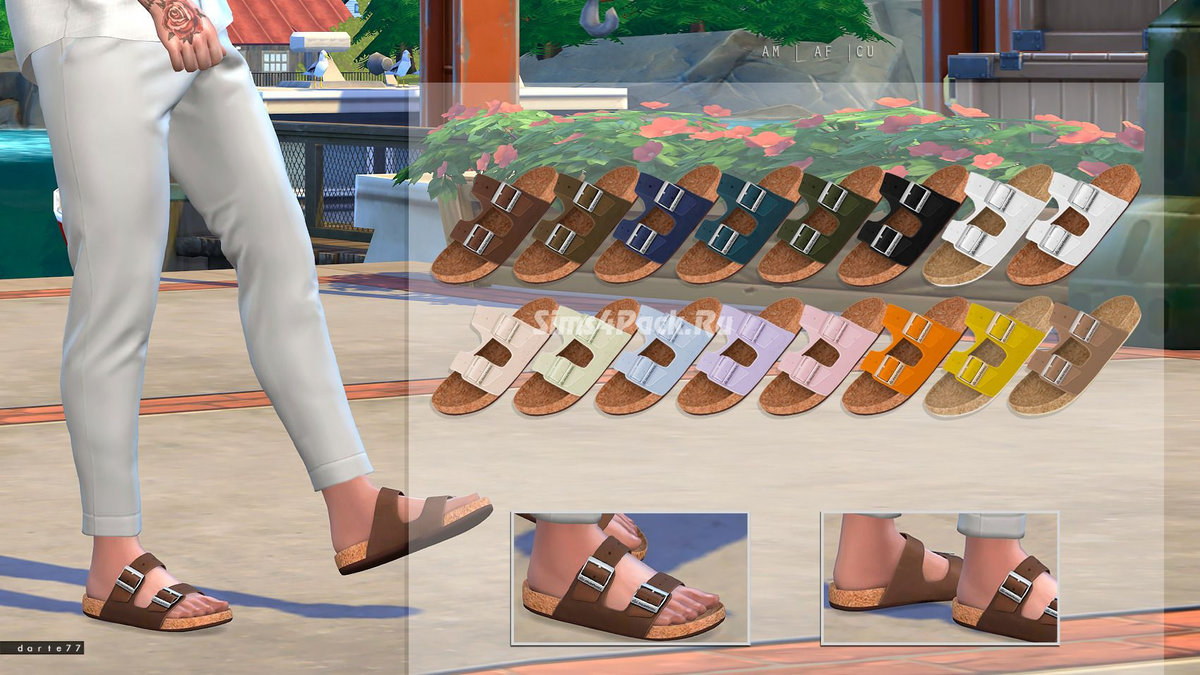 Сандалии для мужчин, женщин и детей "Leather Sandals 02"