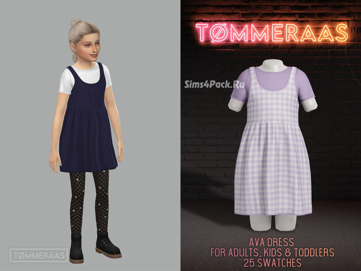 Платье для женщин, девочек и малышек "Ava Dress for Adults, Kids, & Toddlers"